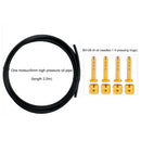 Mountain Bike Hydraulic Disc Brake Hose Oil Tube BH59 Connector Set Black Newly