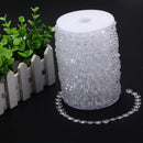33FT Garland Diamond Acrylic Crystal Bead Curtain Wedding DIY Party Decor