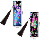 2pcs 5D DIY Diamond Painting Leather Bookmark Decoration Special-shaped Dri