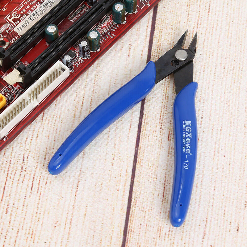 K170 Mini Flush Side Shear Clipper Wire Cable Jewelry Cutting Snips Pliers Newly