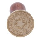 Retro Wax Seal Stamp Magic Array Wood Seal DIY Envelope Decorative (B)
