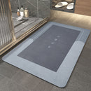 Nordic Style Entrance Doormat Absorbent Floor Bathroom Rug Carpet (A Blue) Newly