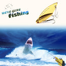 SHIZUO fishing bait, metal VIB bait vibration spoon long shot fishing bait hard