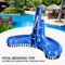 Swimming Pool Suction Vacuum Head Half Moon Flexible Curved Brush Cleaner Newly