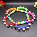 Rainbow Bell Rattles Musical Instrument Baby Shaking Bell Hand Shake Bells