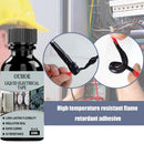 Waterproof UV Protection Liquid Insulation Insulating Glue (Black 50ml)