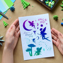 Silicone Seals Transparent Stamps for DIY Scrapbooking Card Making Crafts Fairy
