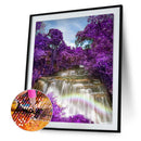 5D DIY Full Drill Diamond Painting Tree Waterfall Cross Stitch Embroidery