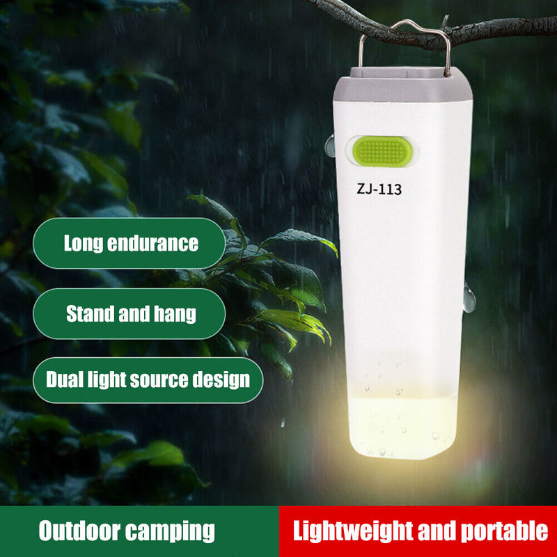 Waterproof Portable LED Camping Tent Lamp Searchlight Hanging 300lm Flashlight