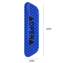 4pcs Car OPEN Reflective Tapes Warning Mark Open Car Door Stickers (Blue) Newly