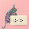DIY Cat Diamond Painting Switch Stickers Bedroom Luminous Decorative Wall Decals