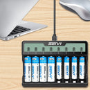 Charger Fast Charging Dock For AA AAA NI-CD NI-MH Rechargeable Batteries