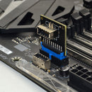 USB 3.0 19-Pin Internal Header to USB 3.1 3.2 Type C Key A 20-Pin Adapter