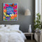 Letter Flowers Canvas Paint By Numbers Oil Hand Painted Home Decor (S228)