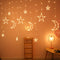 Star Moon LED String Lights Festival Holiday Garland Fairy Curtain Home Dec