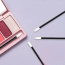 50pcs Soft Eyesshadow Eyelash Extension Applicator Wall Lipstick Brush Stick Kit