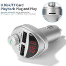 Car Charger FM Transmitter Dual USB Bluetooth-Compatible Audio MP3 Player Newly