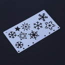 Theme Hollow Ruler Fashionable A6 Page Template DIY Photo Album Draw Tool