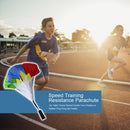 Children Umbrella Drag Drills Resistance Physical Speed Training Parachute Newly