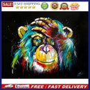 5D DIY Diamond Painting Chimpanzees Full Round Drill Mosaic Art Wall Pictur