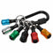 6pcs Aluminum Alloy 1/4 Batch Head Socket Portable Socket Lightweight Hand
