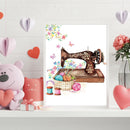 Abito Twirl manica a Dot Dot Smile | taglia 2T | gocce arcobaleno | Nuovo con etichette