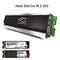 M.2 2280 SSD Heat Sink Cooler Thermal Pad Solid State Hard Disk Radiator Newly