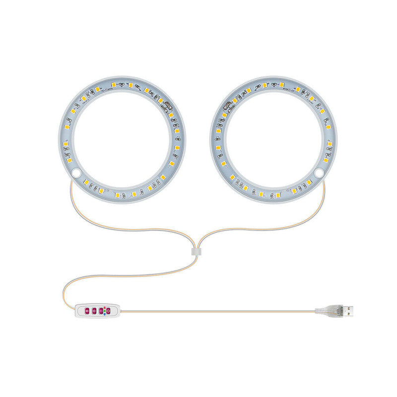 Angel Ring Plant Light Sunlight Phytolamp USB Nursery Lamp (One for Two) Newly