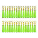 60pcs Copper Head Drift Fish Floats Rotation Buoy Seat Fishing Bobber (S + M)