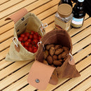 Outdoor Folding Fruits Vegetable Harvest Foraging Bag Picking Pouch (Khaki)