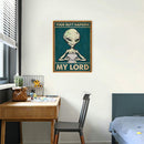 5D Diamond Painting Kit DIY Alien Full Round Drill Mosaic Picture Wall Arts