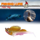 T Tail Jumping Fish 4cm 14g Lures Plastic Artificial Wobbler Soft Fishing Bait