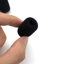 10pcs 30mm Soft Elastic Sponge Microphone Head Cover for Headset Sleeve Mic