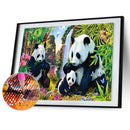 DIY 5D Cute Panda Diamond Painting Full Drill Embroidery Cross Stitch Kits