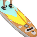 10 Feet Coiled SUP Leash Stand Up Paddle Board Surfboard Leash (Orange)