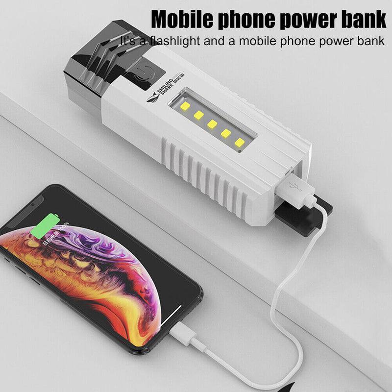 Portable Led Cob Flashlight Cycling Accessories Lamp Torch for Camping Advent