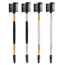 Dual Purpose Double Head Eyebrow Comb Cosmetic Tools Eyelash Curl Makeup Brush