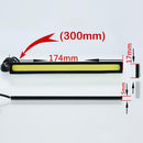 2pcs Waterproof 12V LED COB Car Auto DRL Driving Daytime Running Lamp Fog Newly