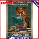 11CT Counted Full Cross Stitch DIY Owl Book Hand Painting Living Room Decoration