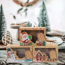 Kraft Paper Box Clear Windowed Christmas Cookie Cookies Snacks Package Gift Box