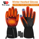 WEST BIKING Electric Heated Gloves USB Rechargeable Anti-Cold Gloves (L) Newly