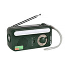 Reading Lamp Hand Crank Radio Solar Charging Emergency Radio 2000mAh