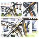 Bicycle MTB Road Bike Security Anti-Theft 4 Digit Password Steel Horseshoe Lock
