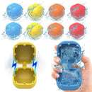 Water Balloons - Self-Sealing Refillable Silicone Water Bomb Ball (4pcs)