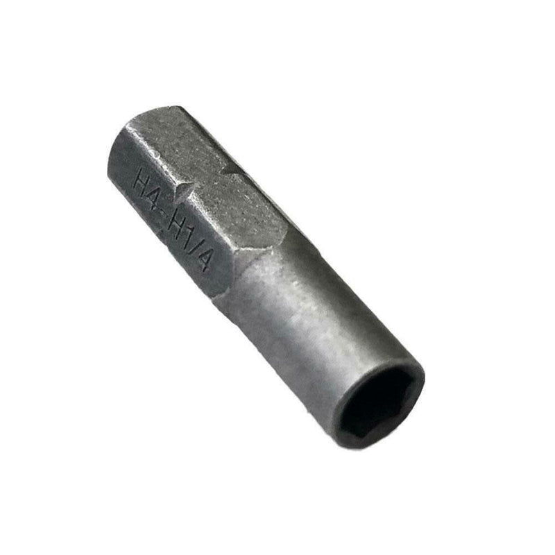 1/4" (6.35mm) hex shank to 4 mm driver socket bit adapter precision.c C1W9