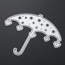 Umbrella Heart DIY Metal Stencil Scrapbook Cutting Die Craft Album Card