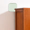Punch Free Door Bumper Protector Self Adhesive Handle Square Pads (Green) Newly