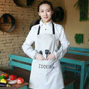 Kitchen Apron Waterproof Oil-Proof Cooking Chef Aprons with Pocket (White) Newly