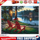 Lakeside 5D Full Drill Diamond Painting Embroidery DIY Cross Stitch Decor