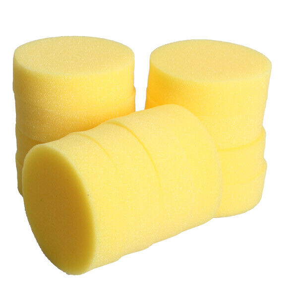 12pcs Polish Wax Round Foam Sponges Applicator Pads for Clean Car Glass Newly